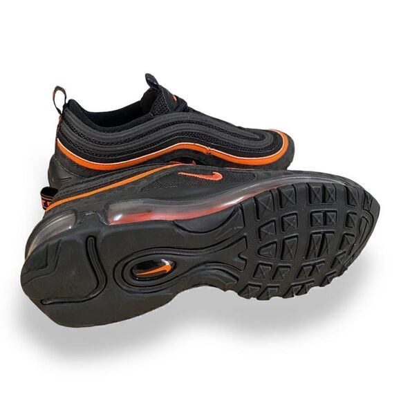 Nike Air Max 97 GS Safari Black Safety Orange DX3088-001 Youth size 5Y/ 6.5 Wmns - Picture 7 of 8
